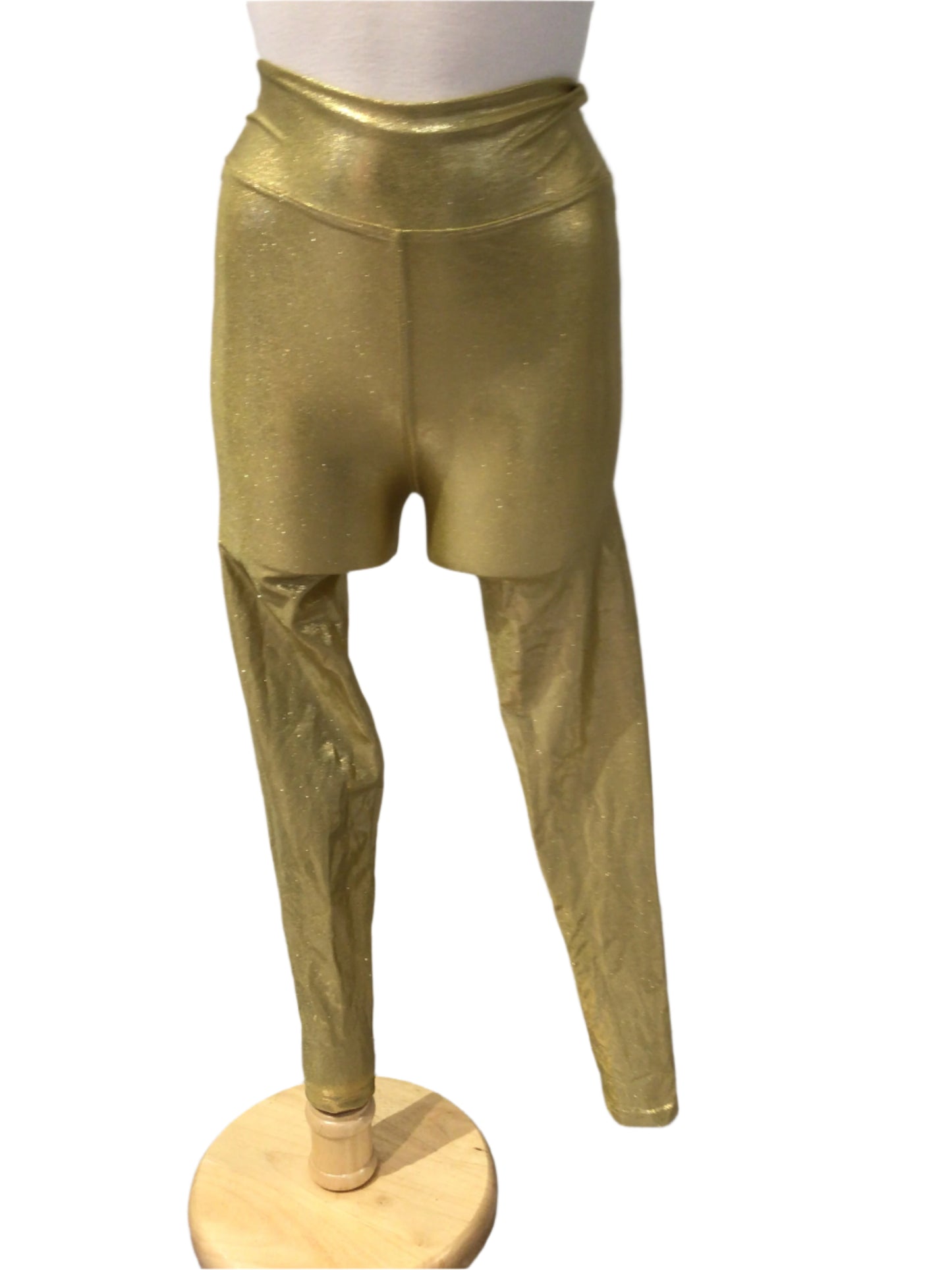 Gold Shiny Leggings