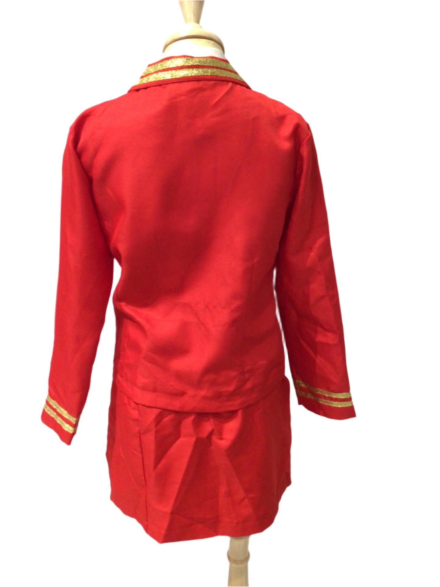 Red and Gold Trim Jacket