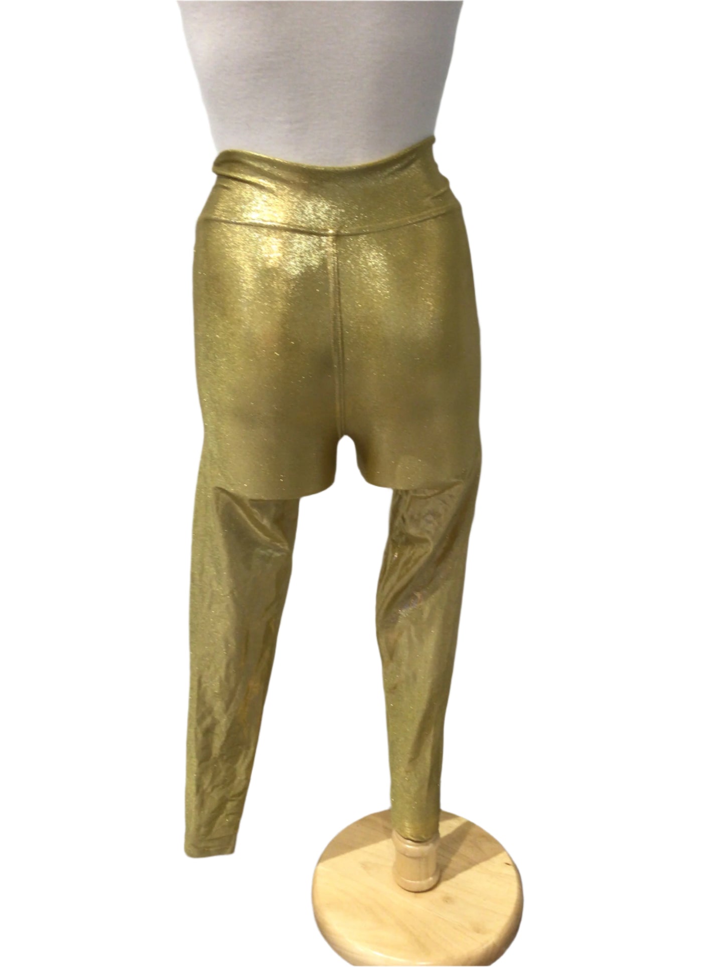 Gold Shiny Leggings