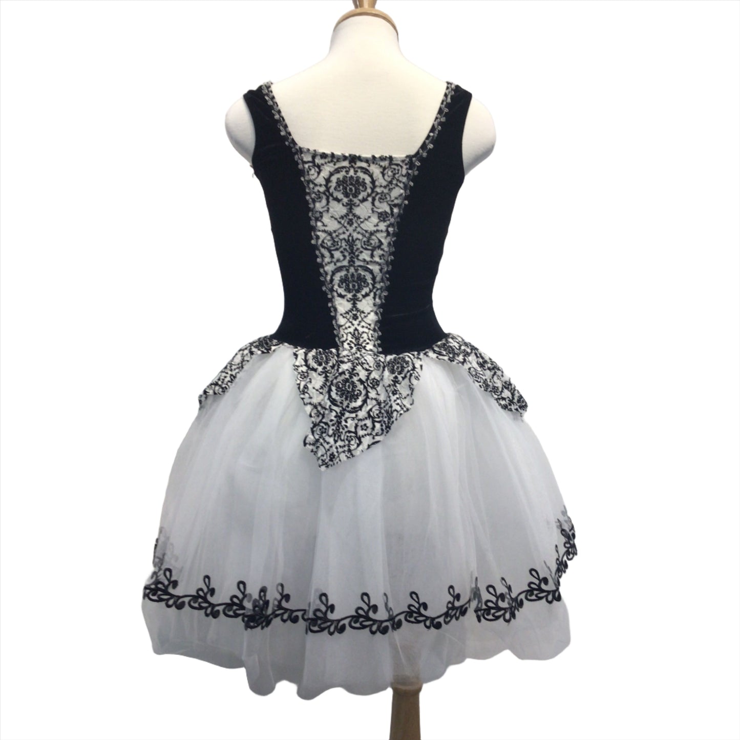 Black and White Romantic Tutu