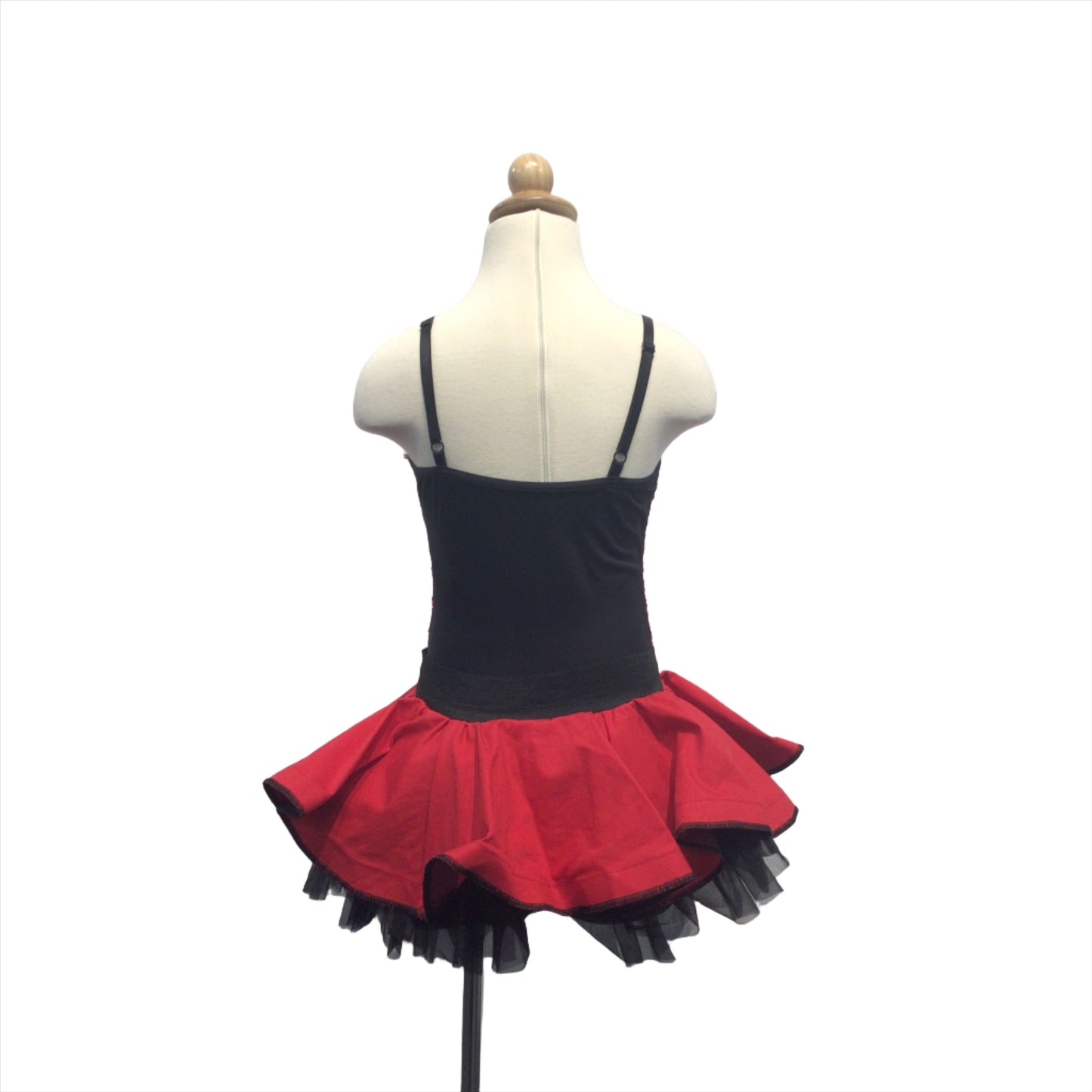 Childs Red Sparkle Tutu Dress