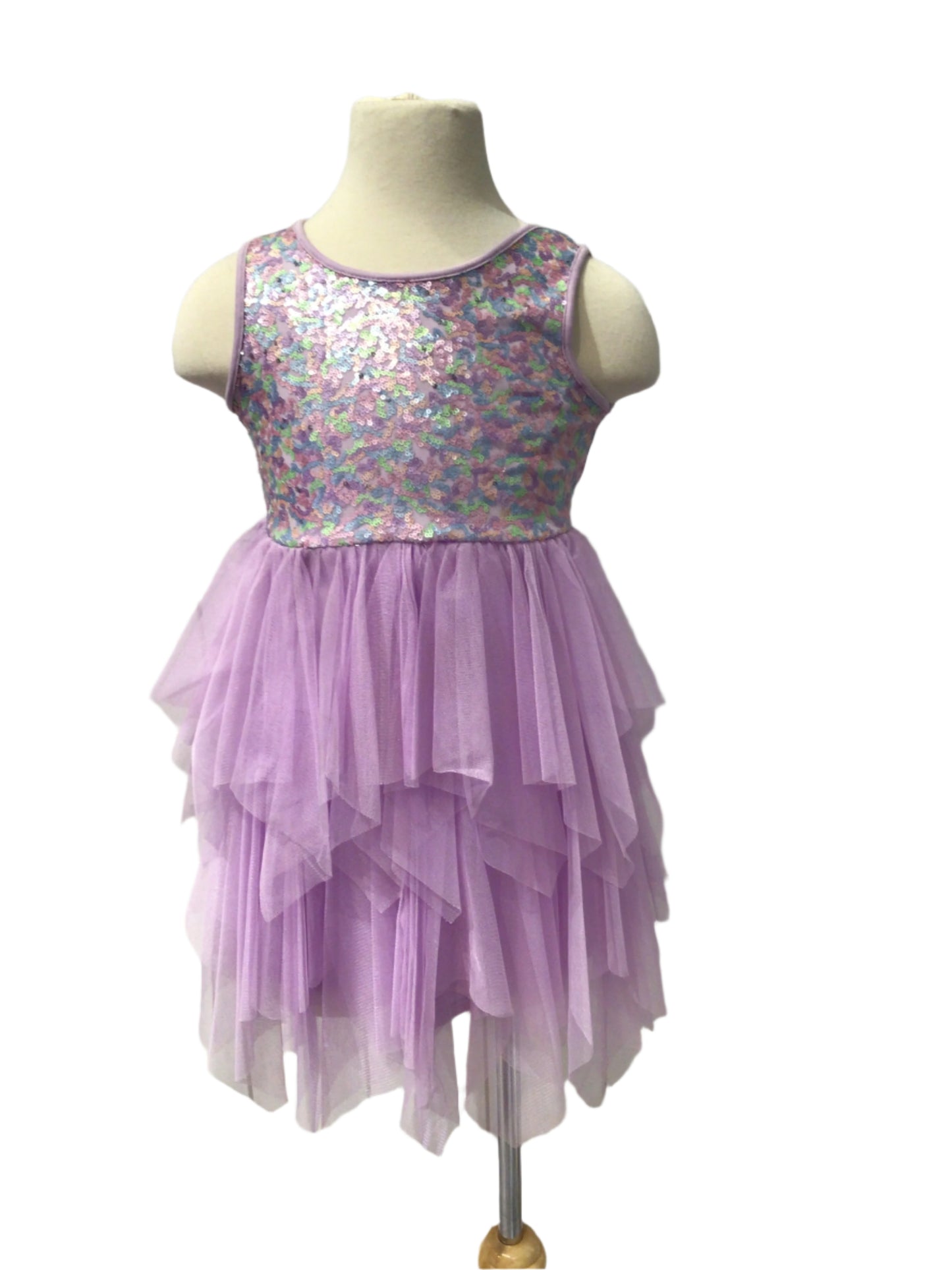 Light Purple Sequin Ballet Dress