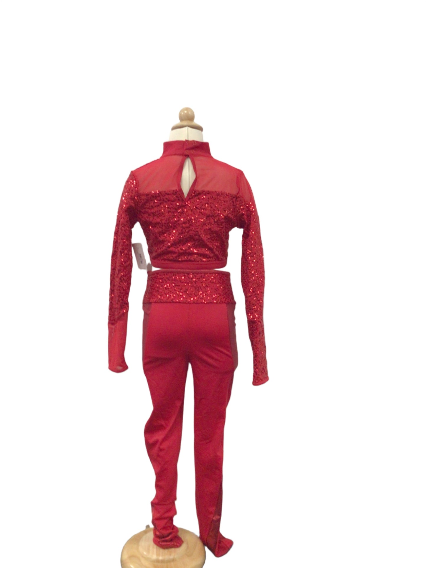Red Two Piece Jazz Costume