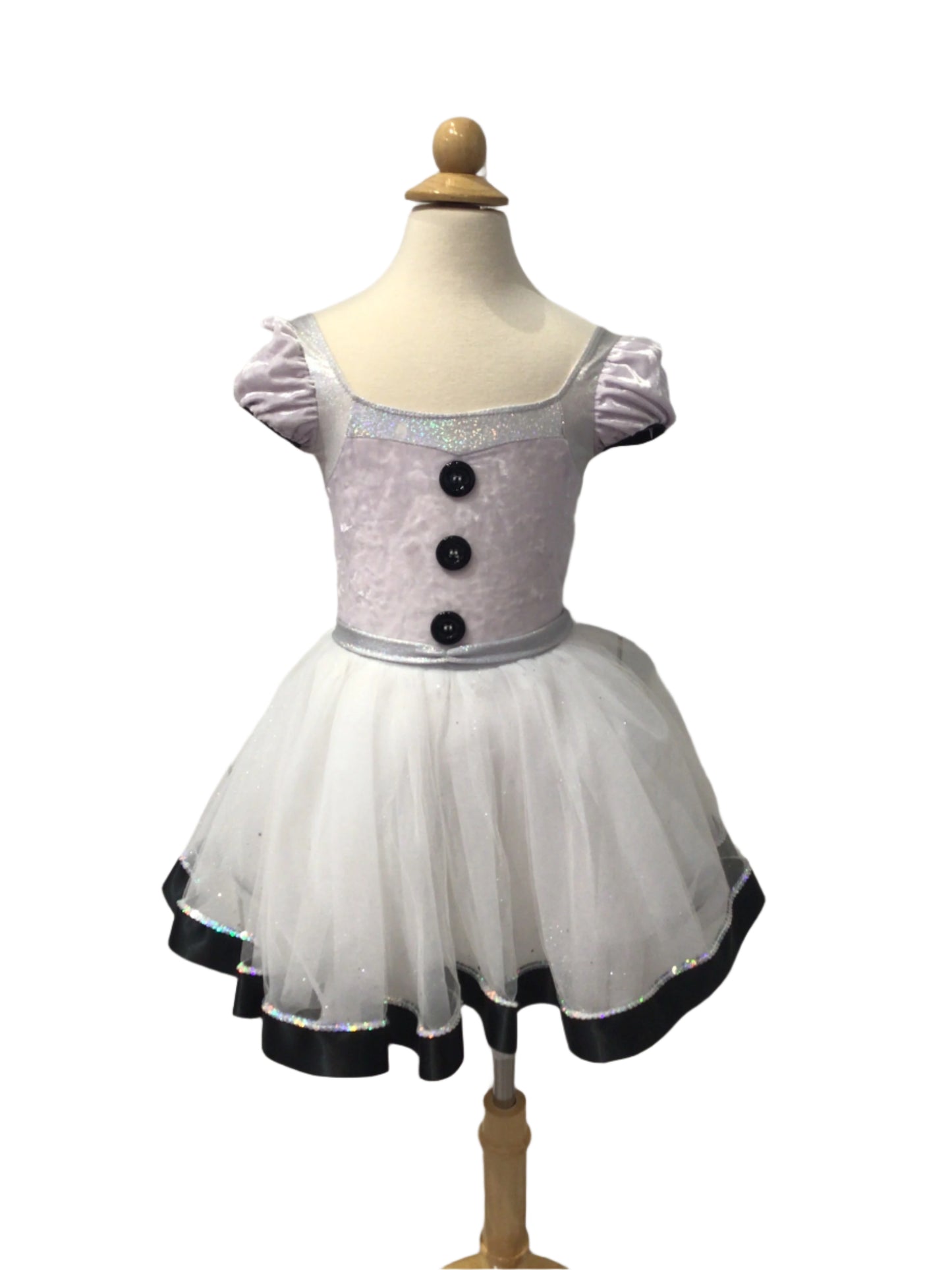 White Velvet Sparkle Tutu