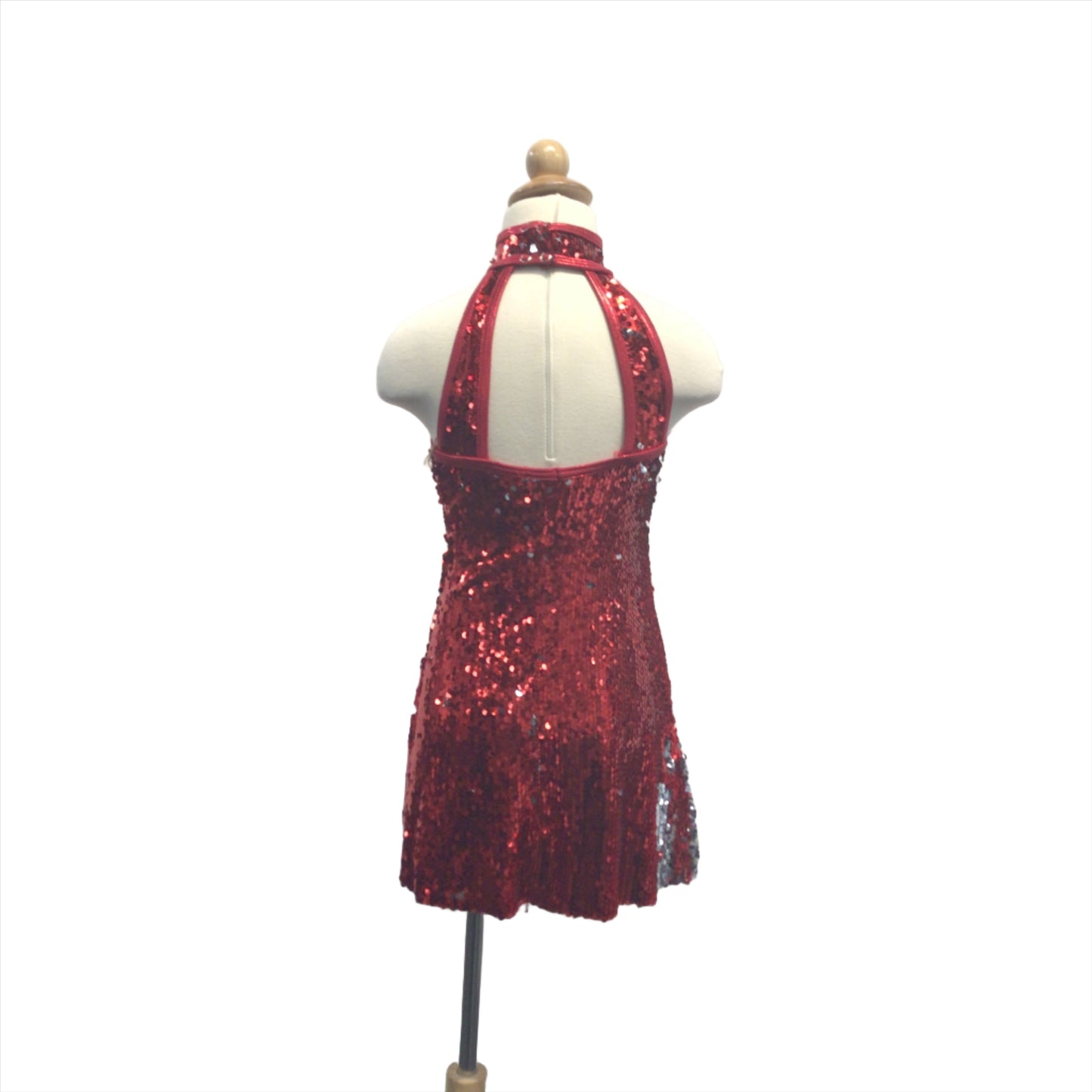 Red and Silver Sparkle Jazz dress