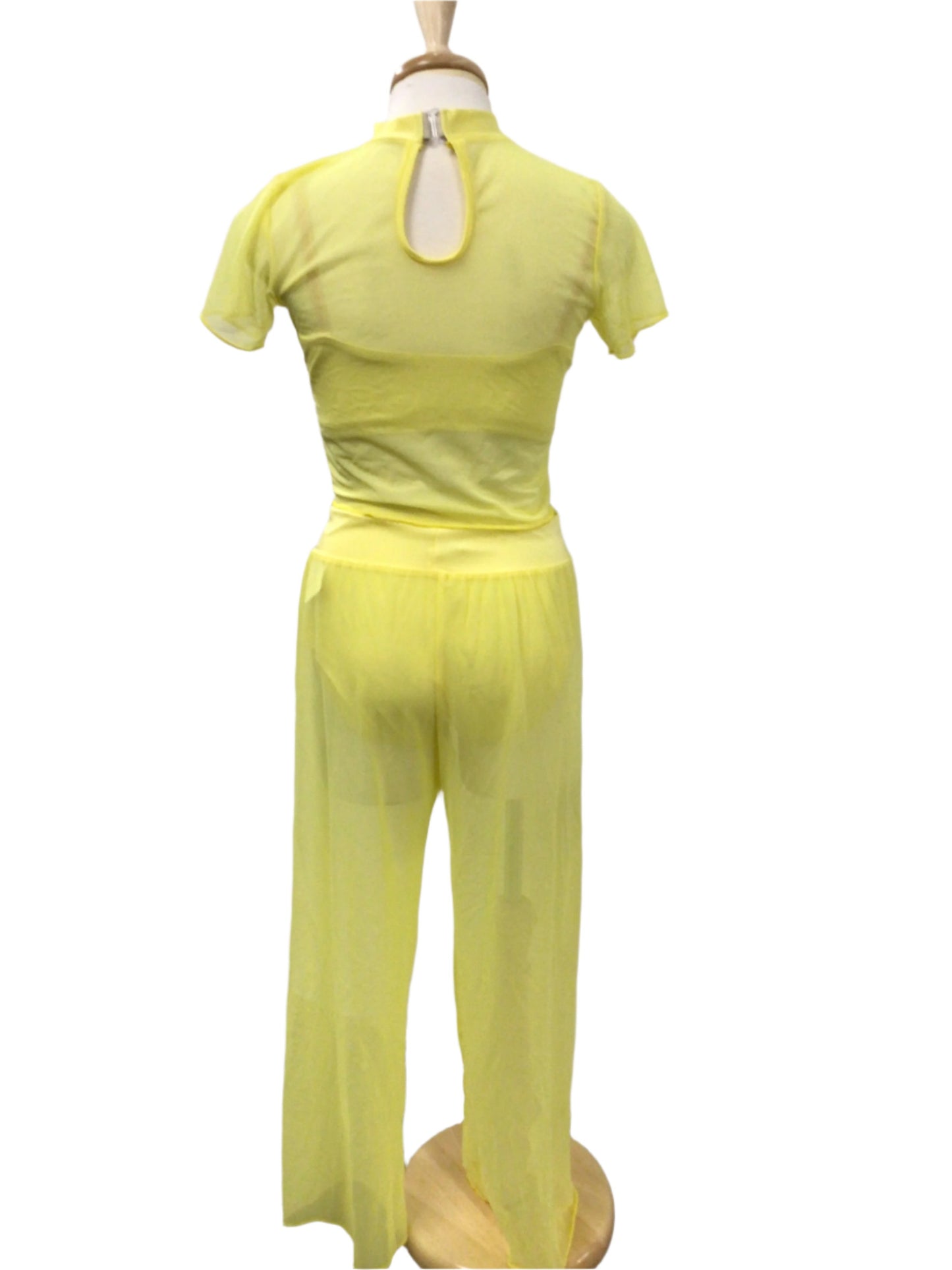 Canary Yellow 4 Piece Contemporary