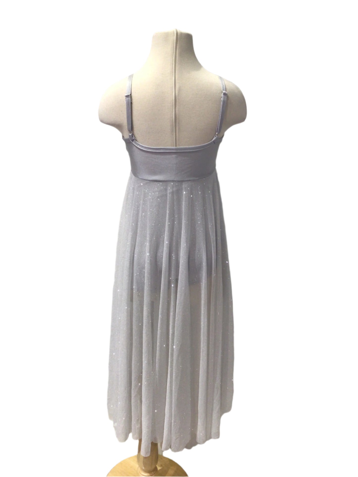 Light Grey Empire Waist Dress