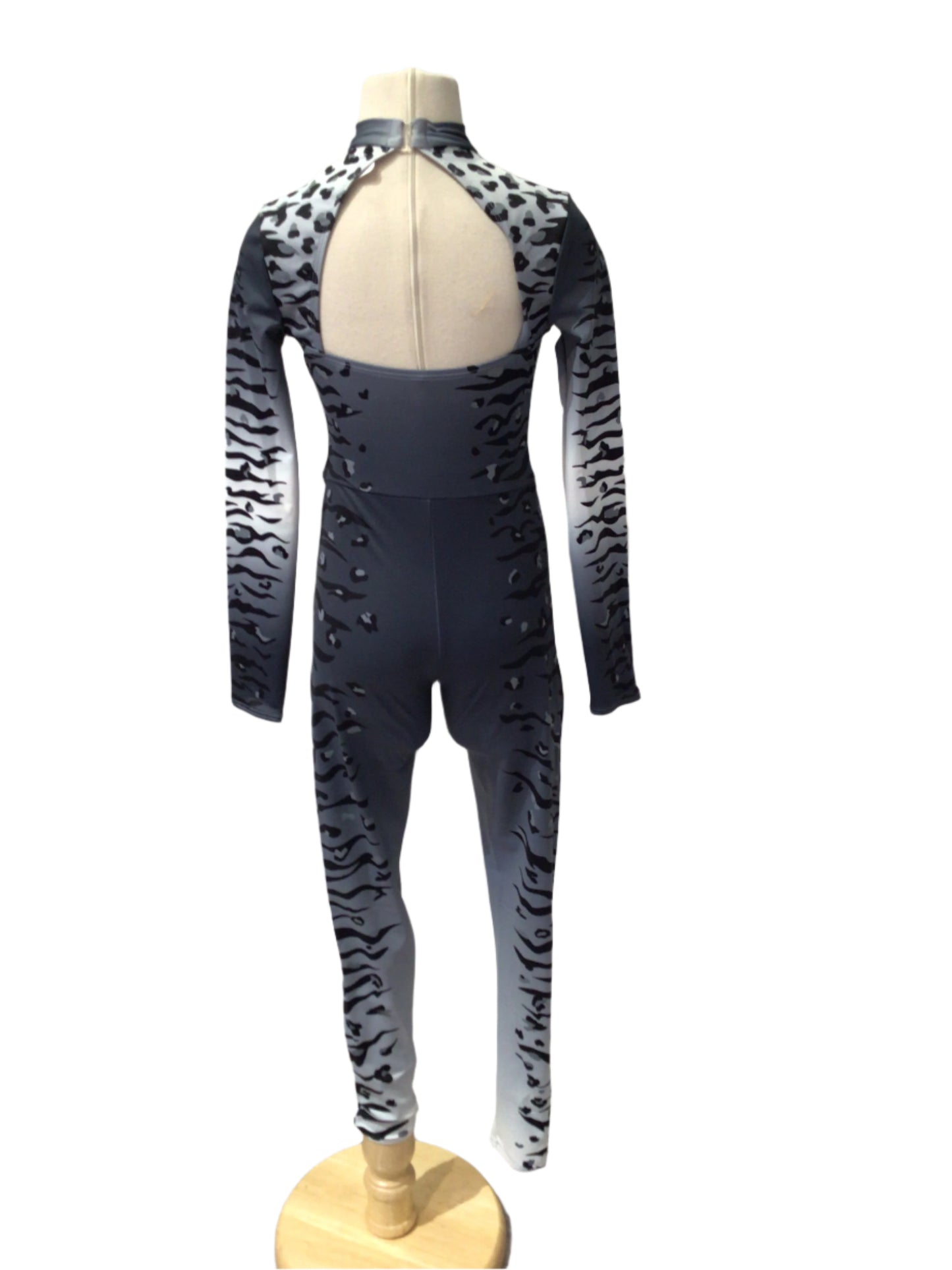 Grey Tiger Unitard
