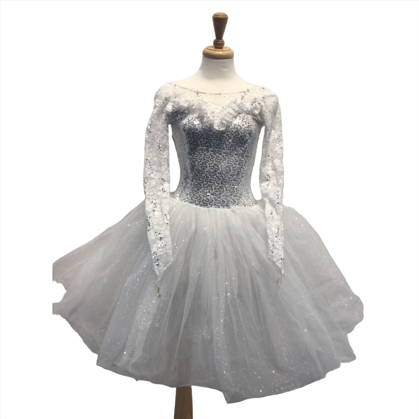 White Long Sleeve Romantic Tutu