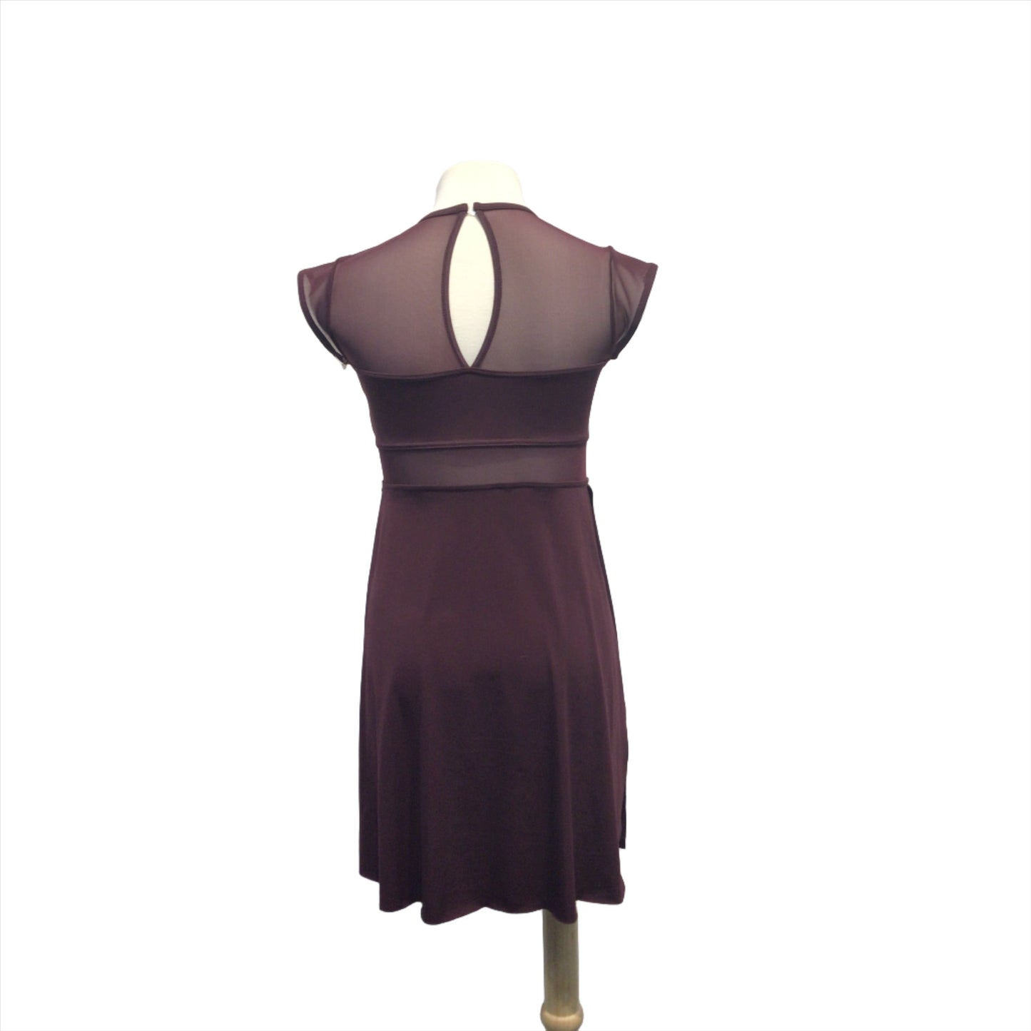 Lyrical Dress Burgundy