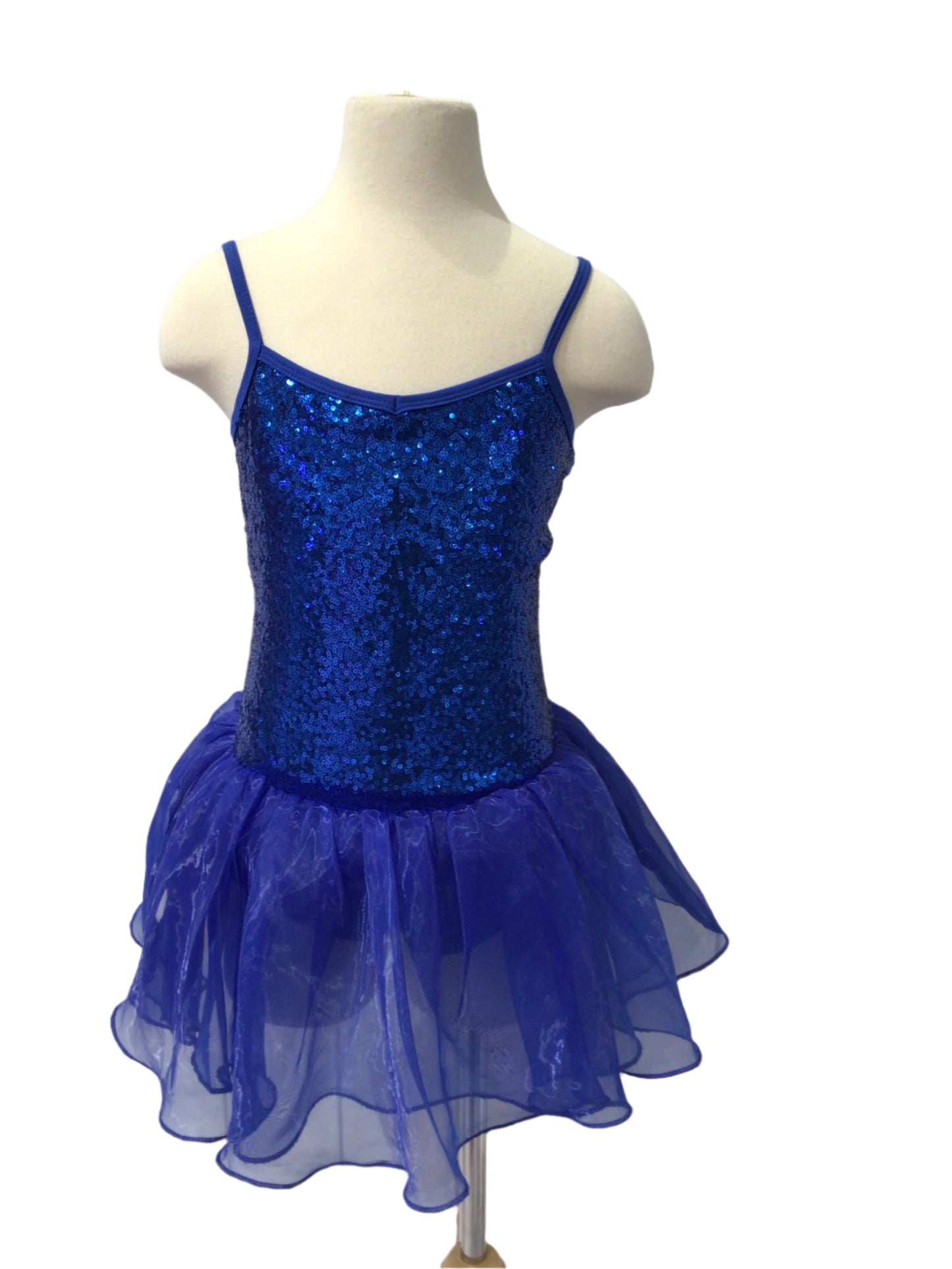 Royal Blue Sequin Tutu Dress