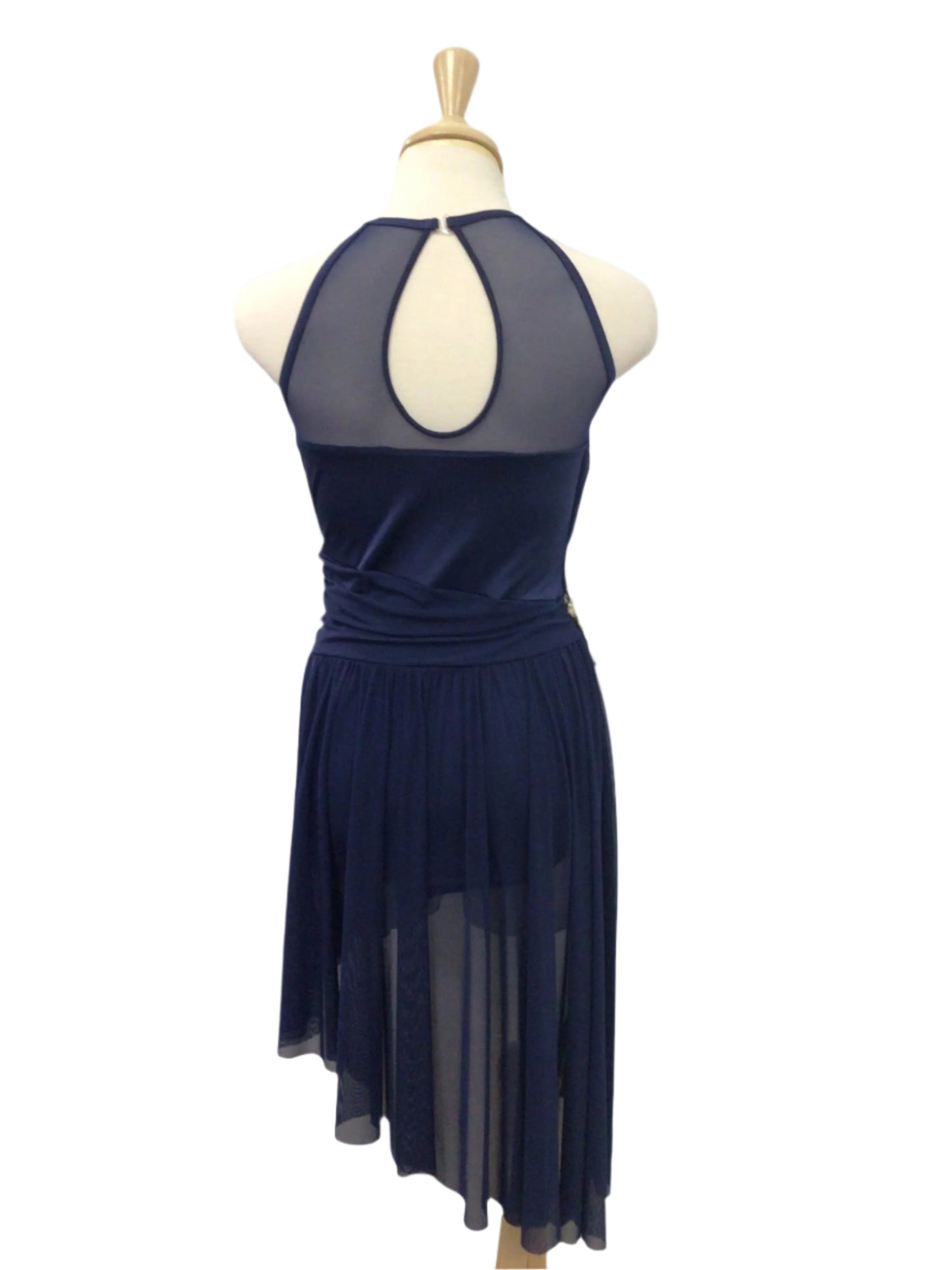 Navy Halter Lyrical or Ballet Dress