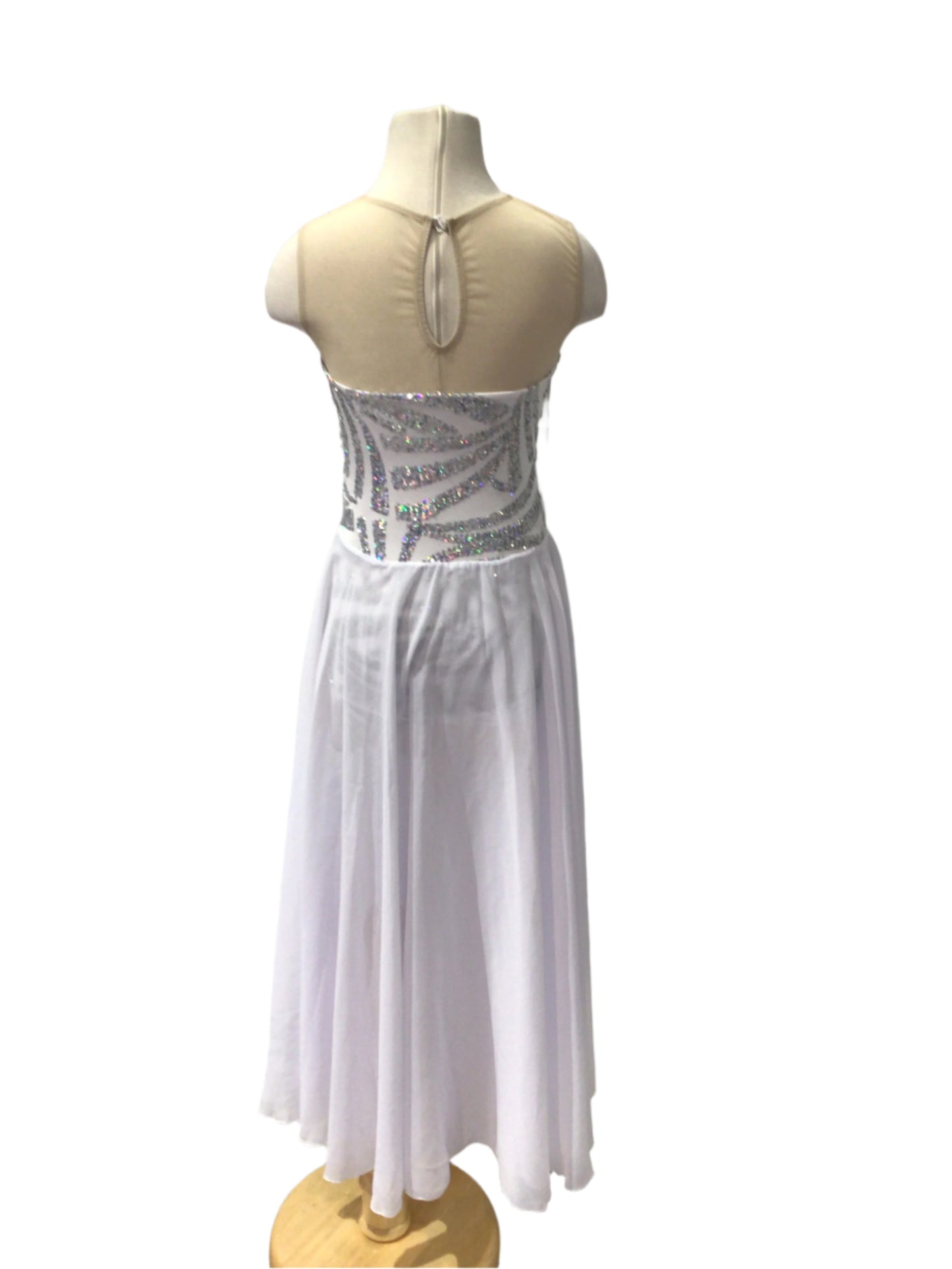 White Long Lyrical Dress