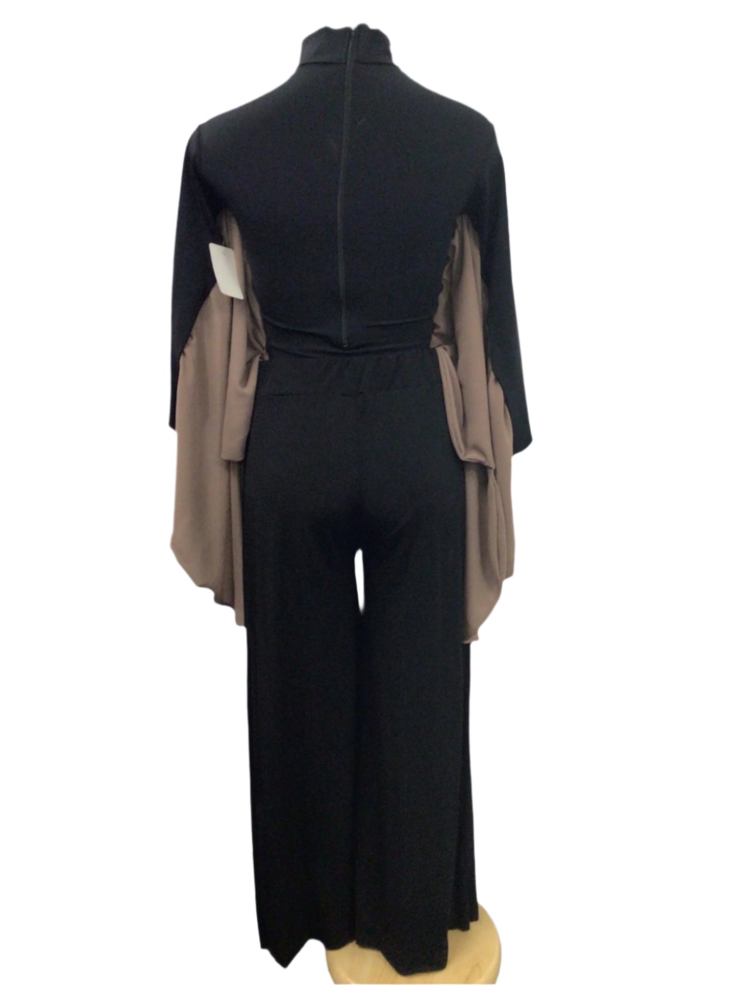 Black and Brown Winged Bodysuit and Pants