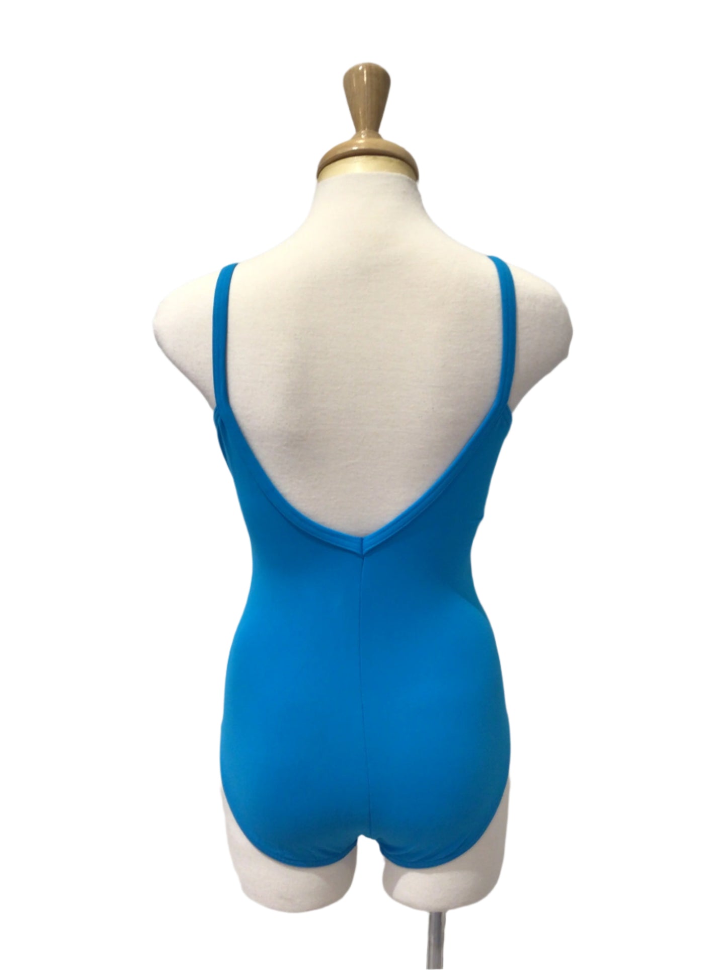 Peacock Blue Spaghetti Strap Bodysuit
