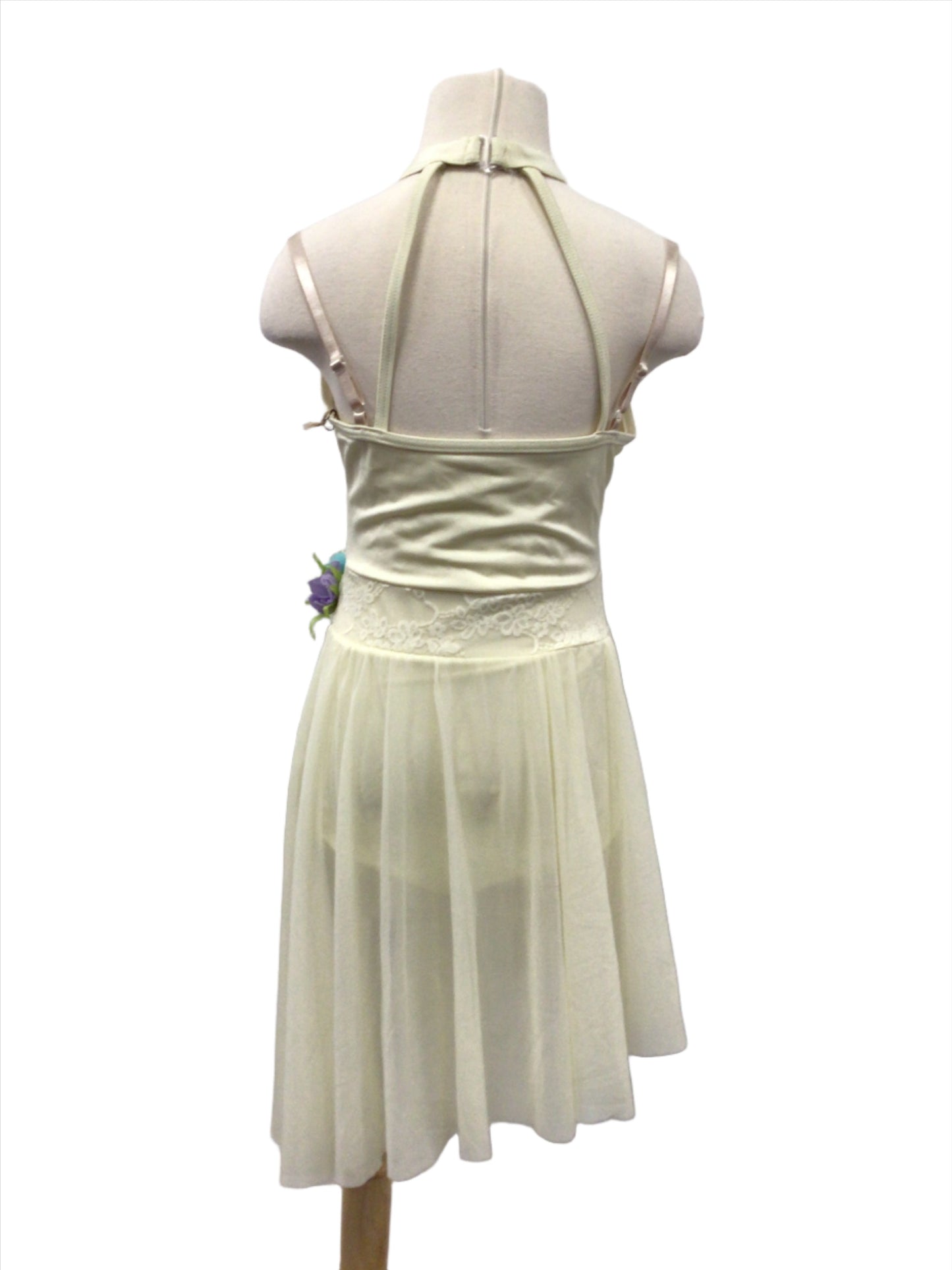 Cream Lyrical Dress