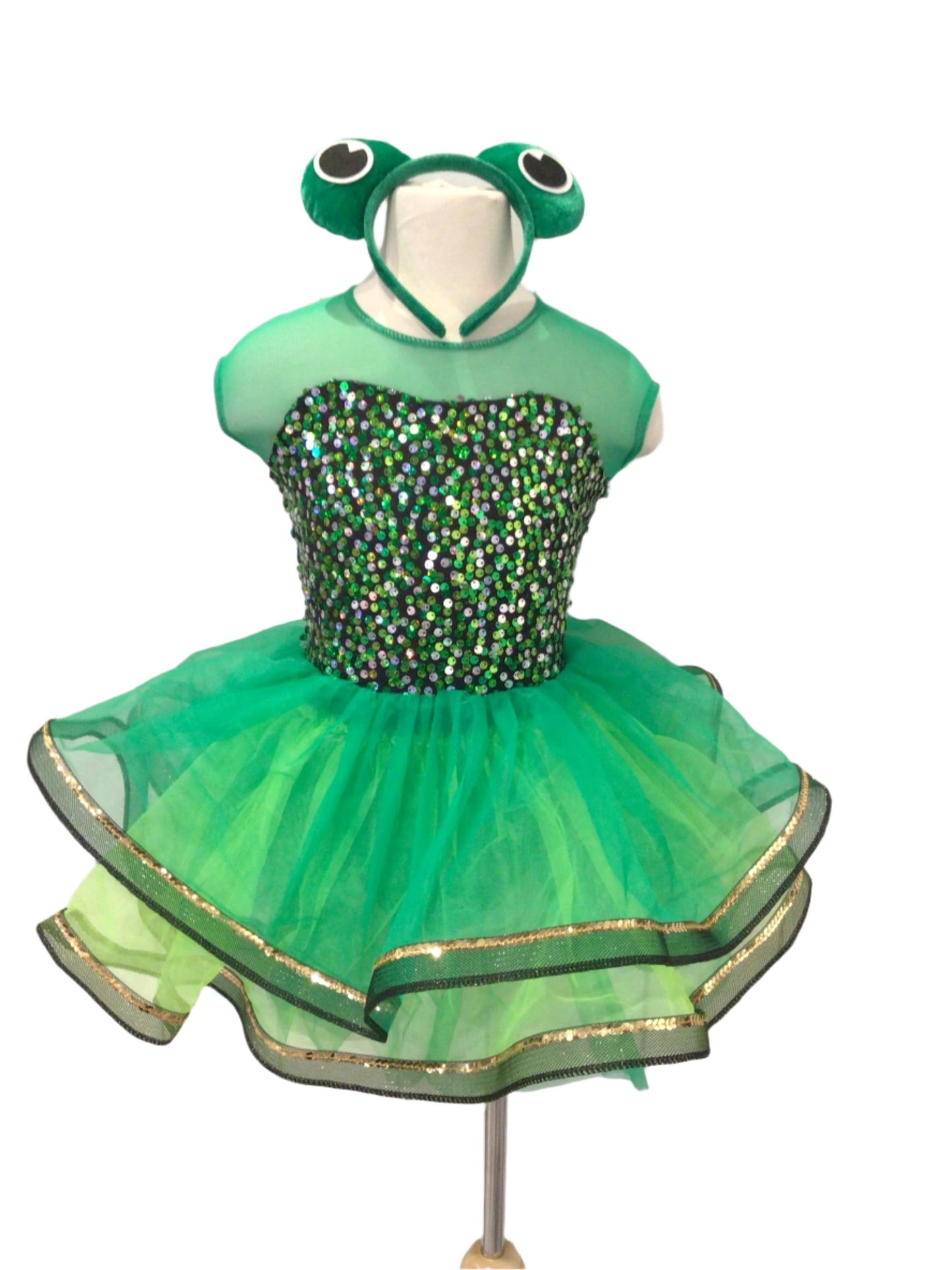Green Sparkle Frog Tutu