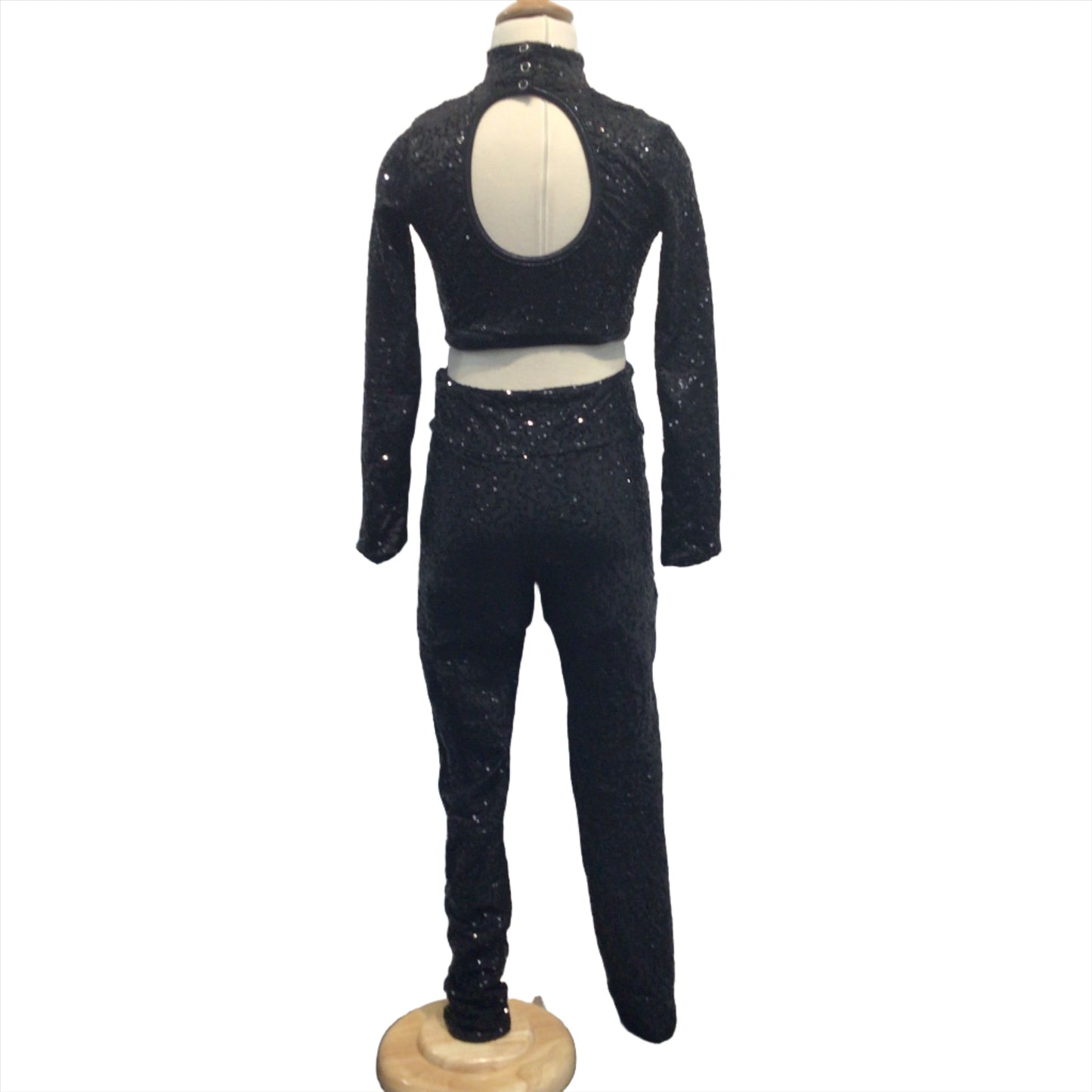 Two Piece Black Sequin Jazz
