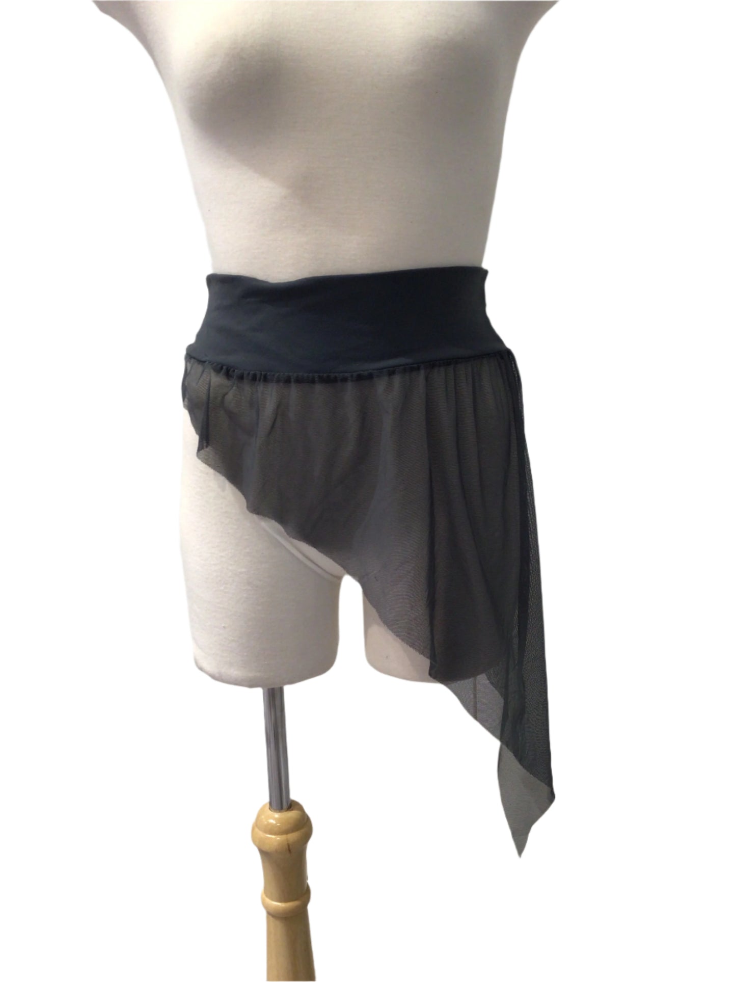 Grey Blue Half Skirt
