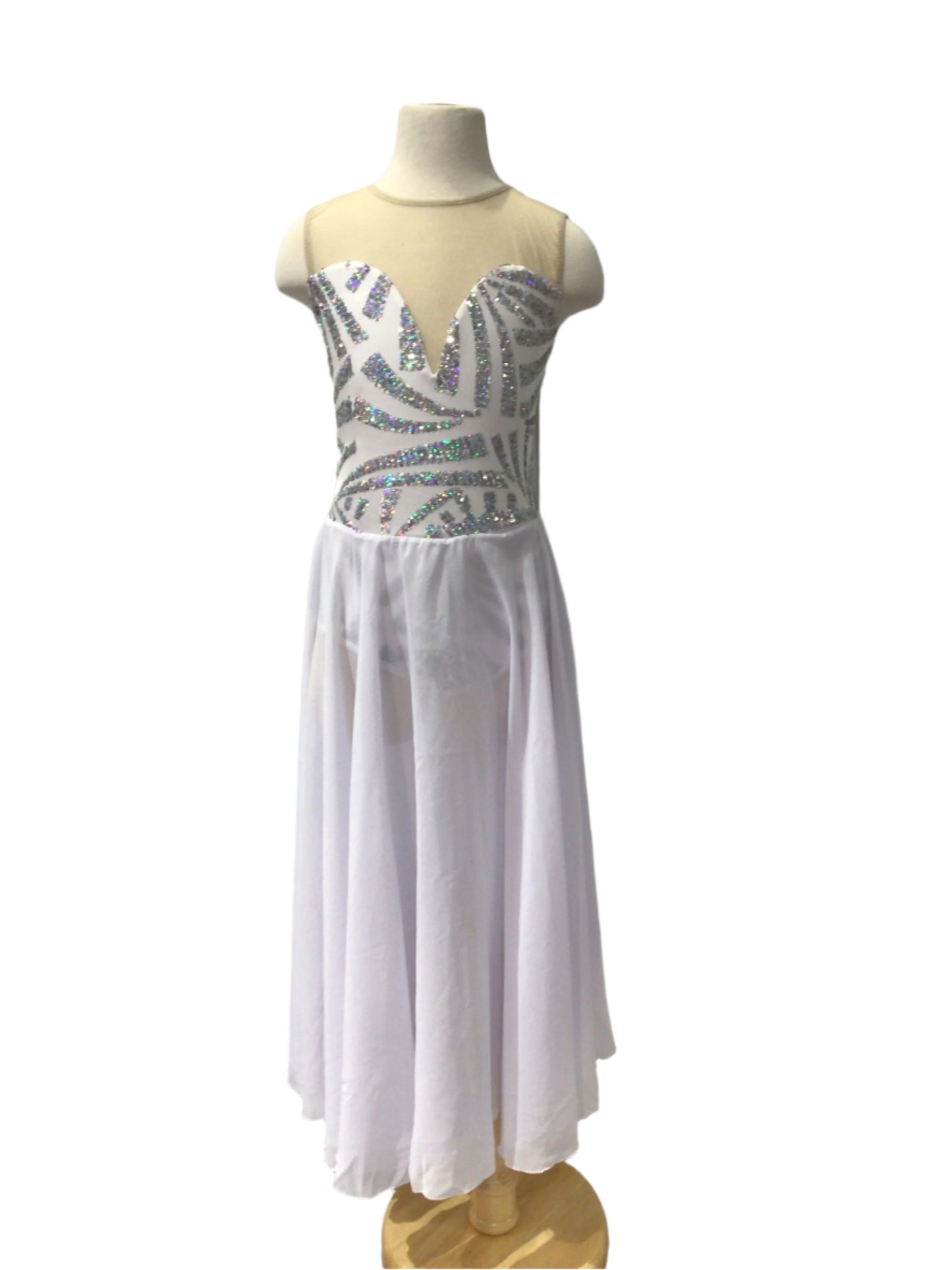 White Long Lyrical Dress