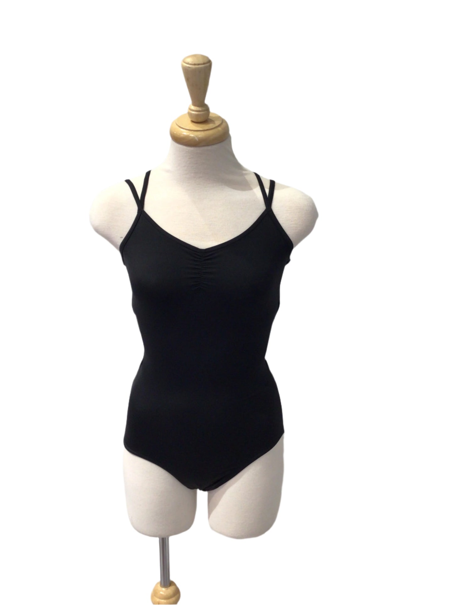 Black Spaghetti Strap Bodysuit