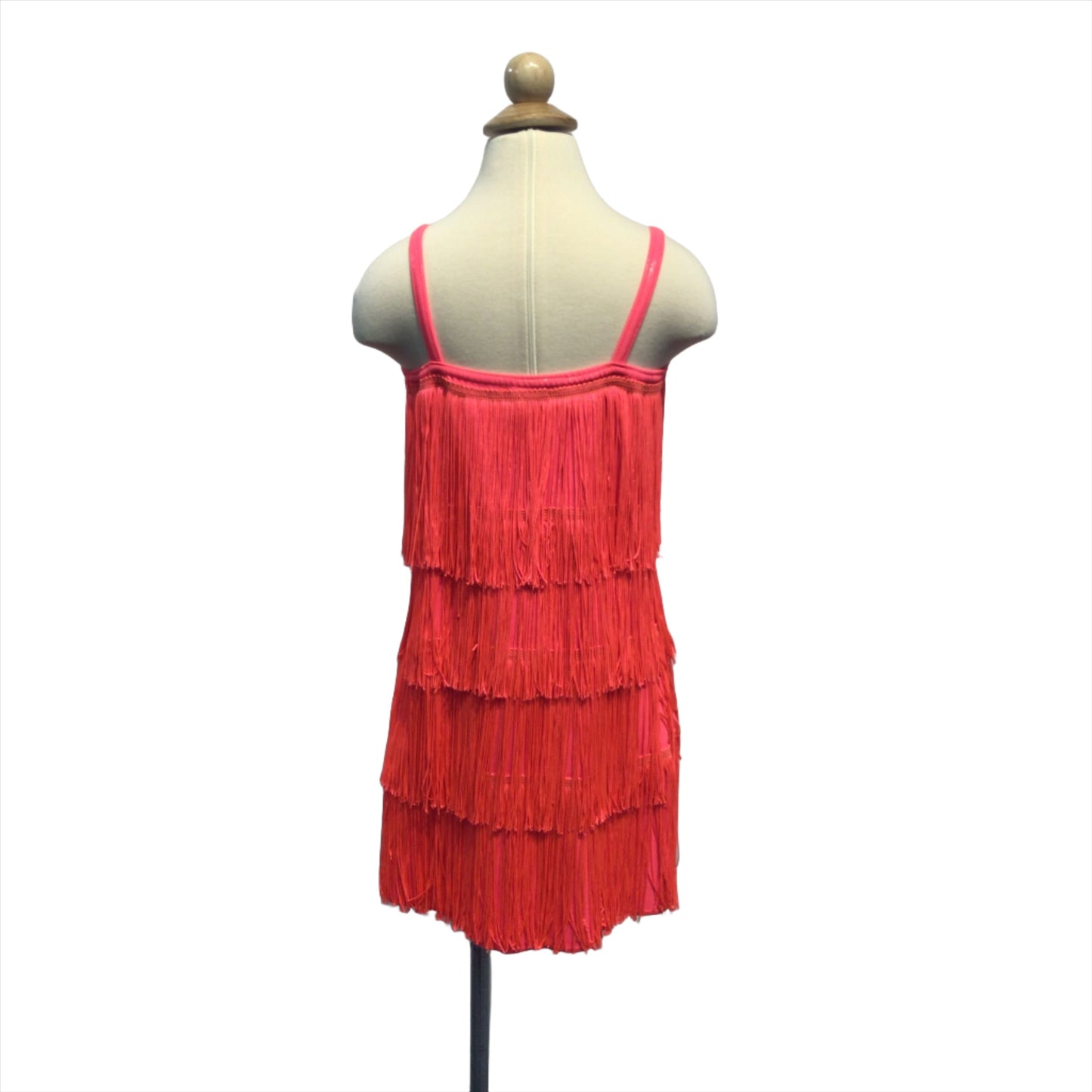Pink Neon Fringe Dress