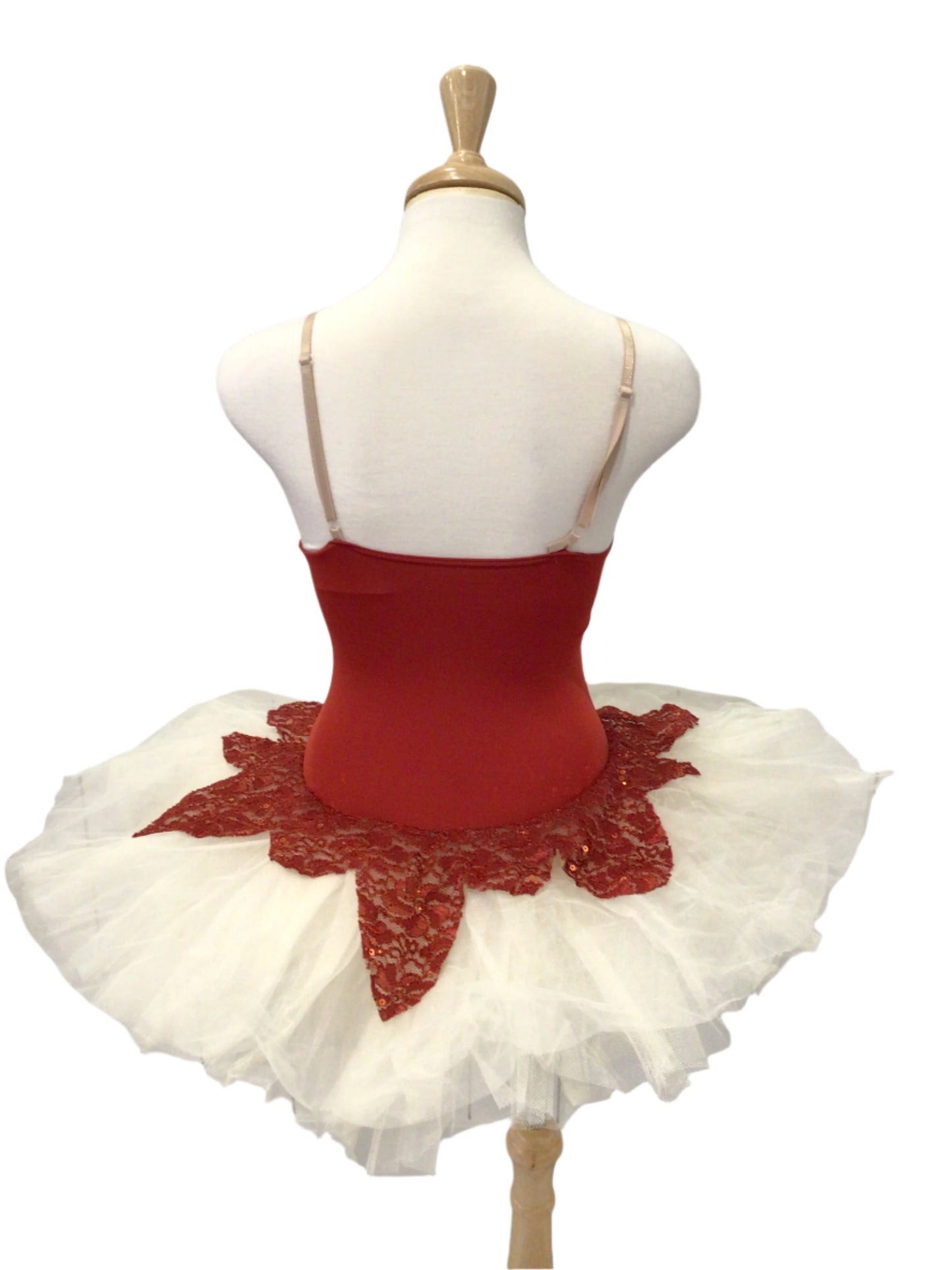 Red and White Platter Tutu