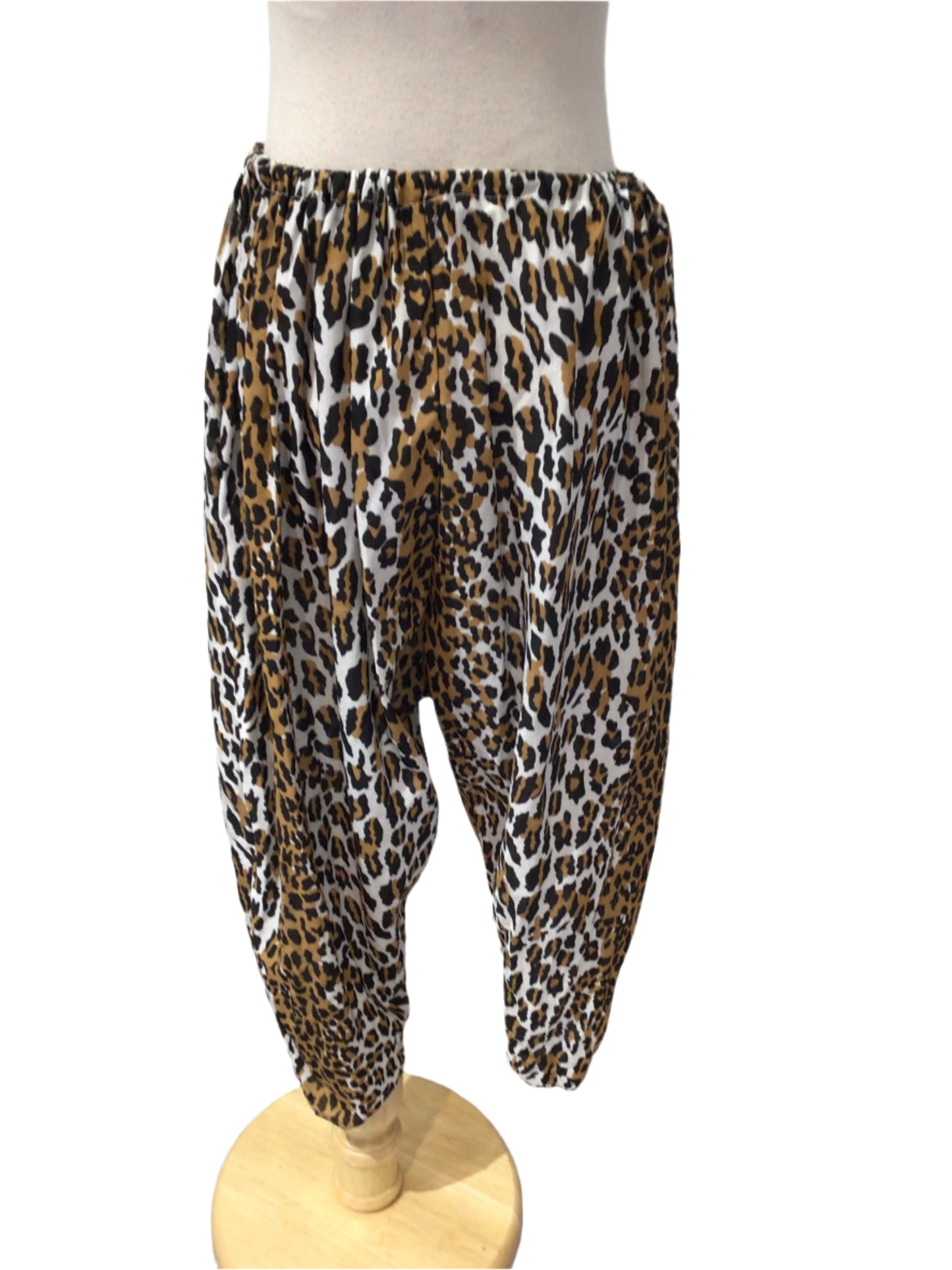 Leopard Harem Pants