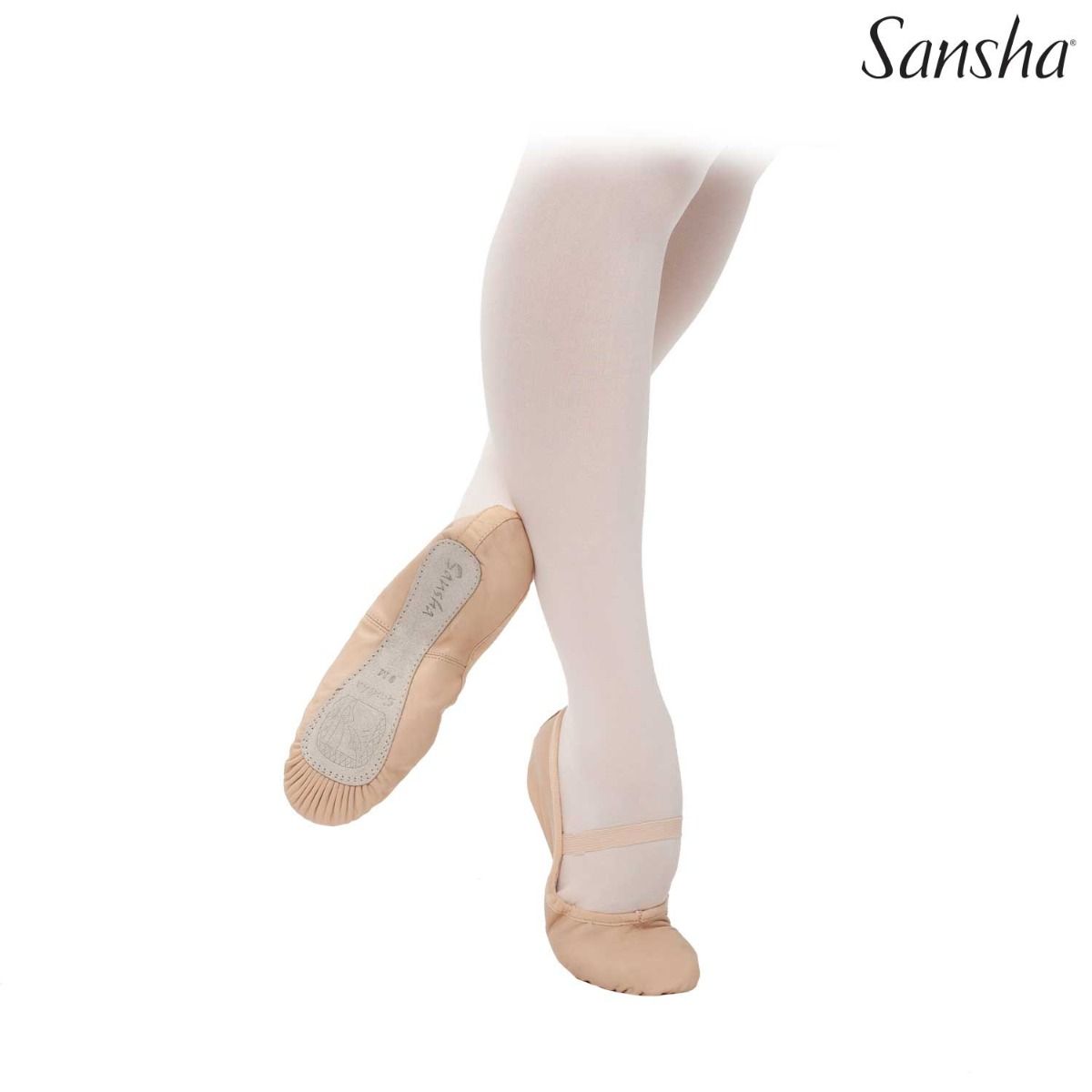 Sansha Nijinsky Full Sole Leather Ballet Slippers