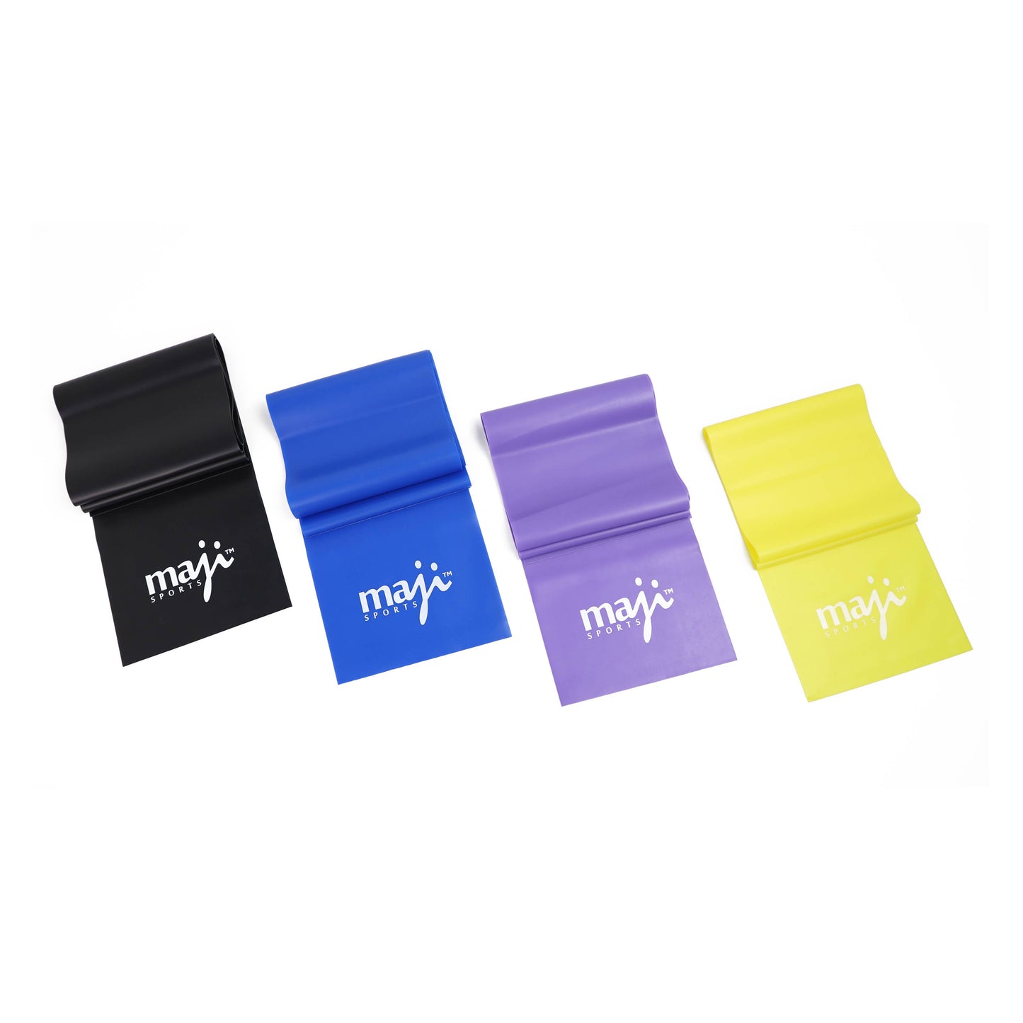 Full Body Exercise & Stretch Bands-Variable Resistance 4Pack