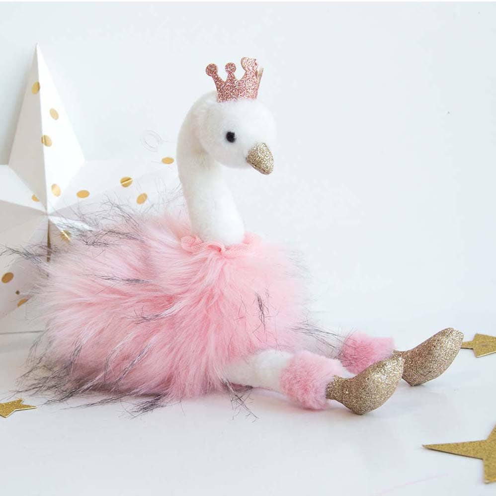 Pink Swan Stuffed Animal