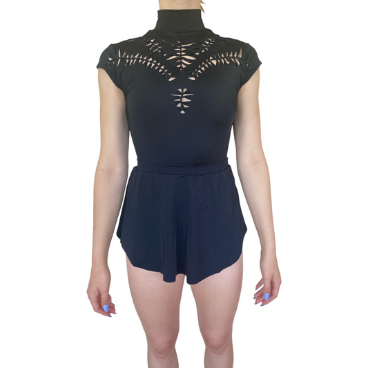 Black High Neck Bodysuit