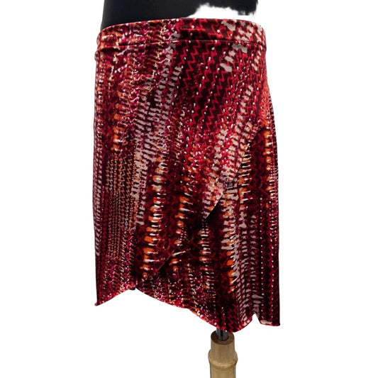 Animal Printed Wrap Skirt