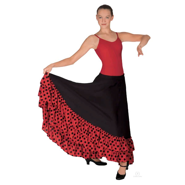 Polka-Dotted Flamenco Skirt