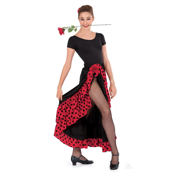 Polka-Dotted Flamenco Skirt