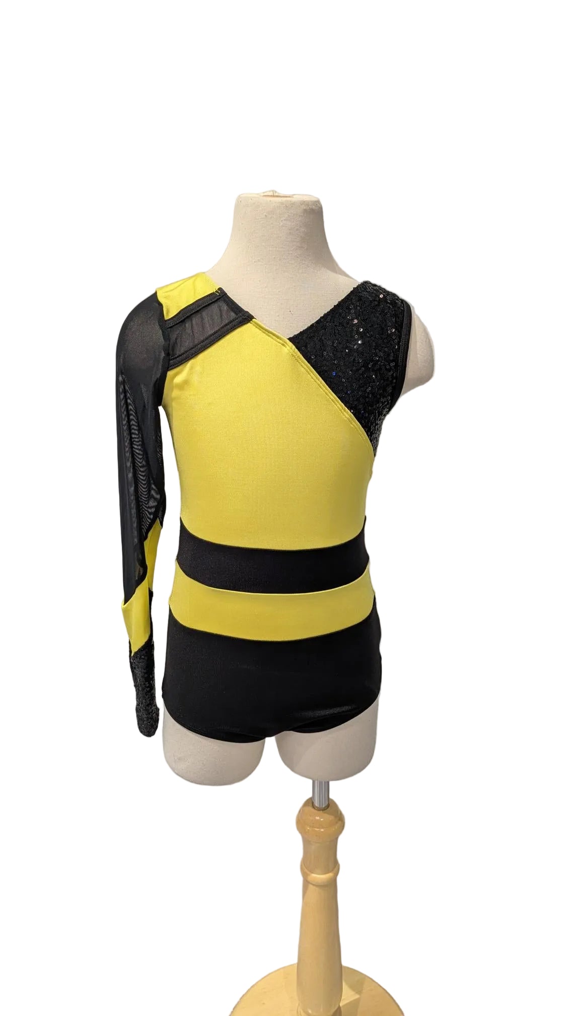 Yellow and Black One Sleeve Jazz