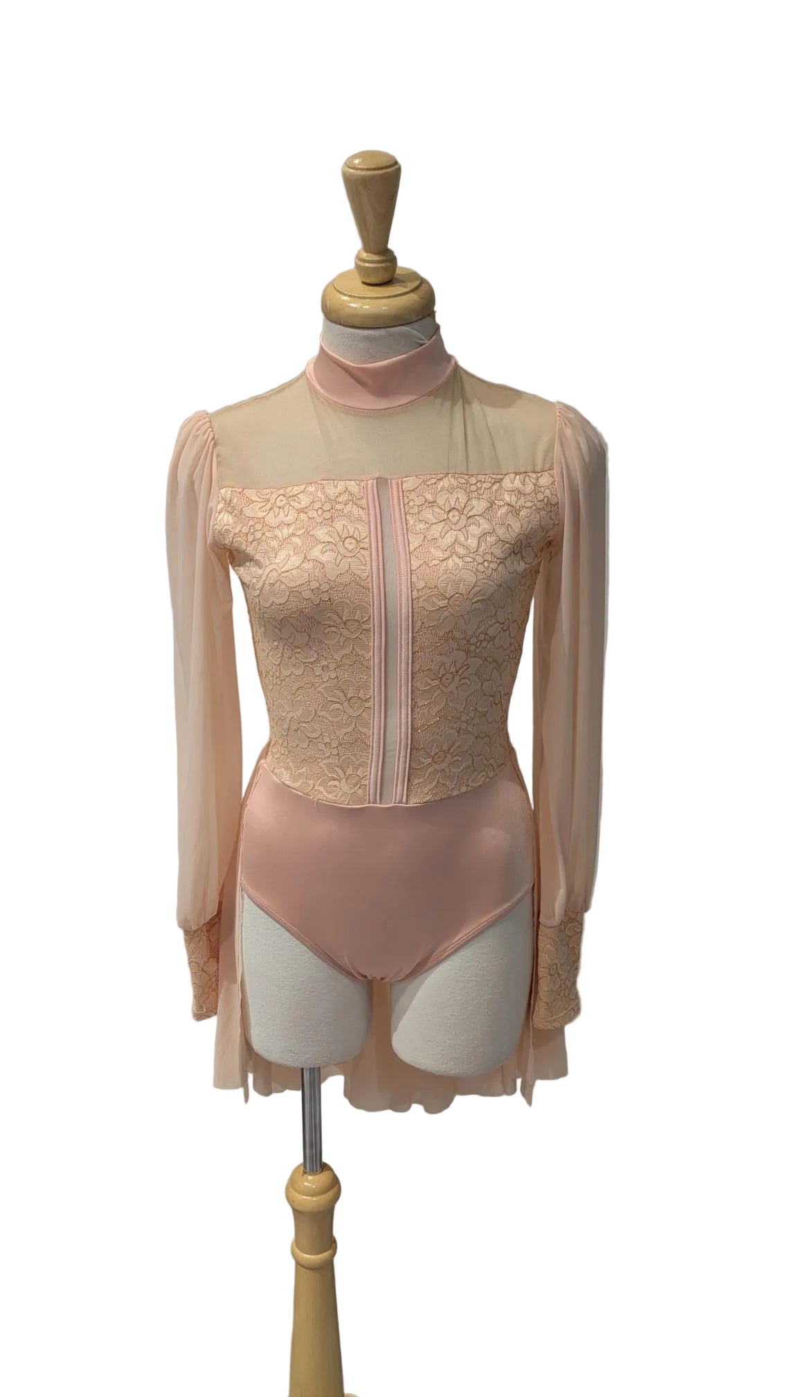 Pink Long Sleeve Half Skirt Lyrical