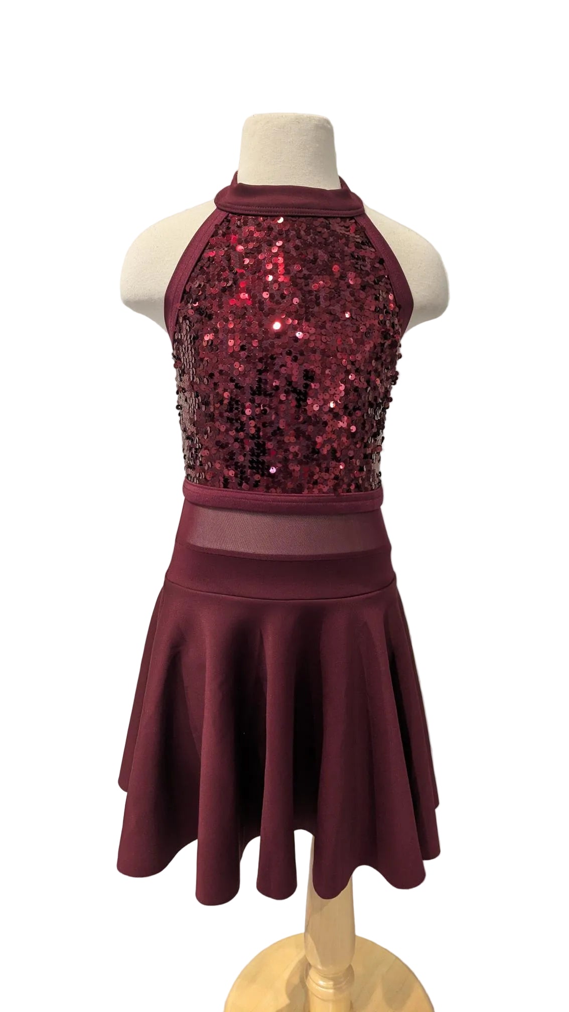 Burgundy Jazz Dress