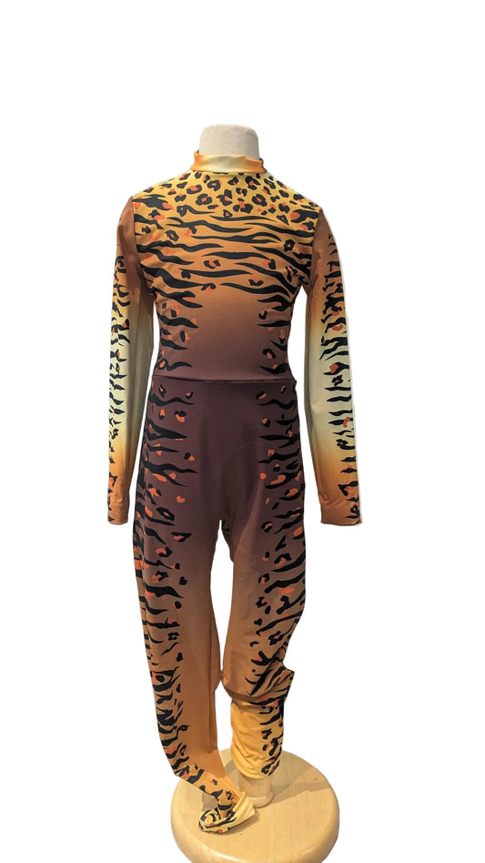 Long Sleeve Orange Tiger Bodysuit