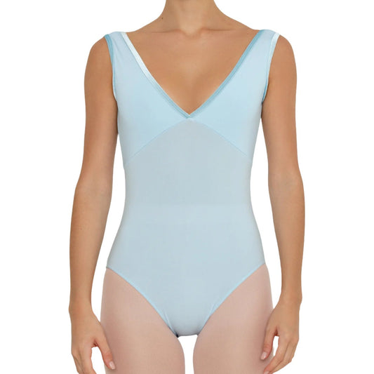 Bullet Pointe Velvet Trim Leotard