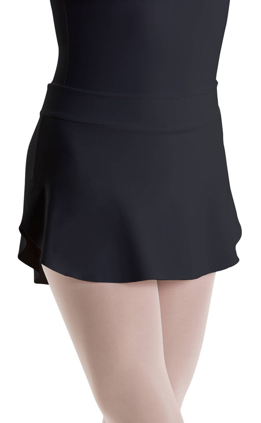 Motionwear - SlikSkyn Pull-On Skirt With Unfinished Hem