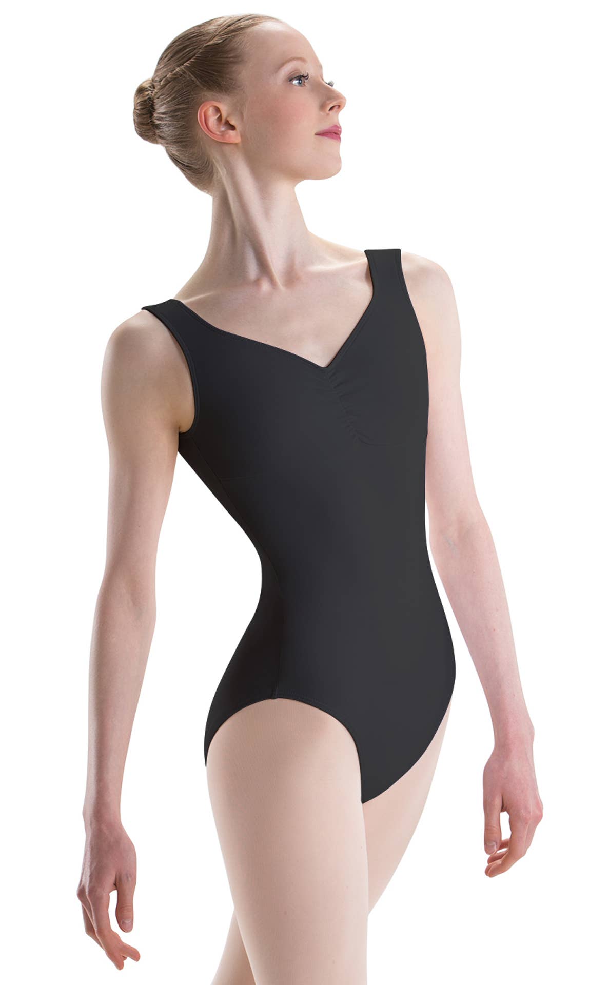 Motionwear - SilkSkyn Pinch Front Empire Waist Sweetheart Leotard