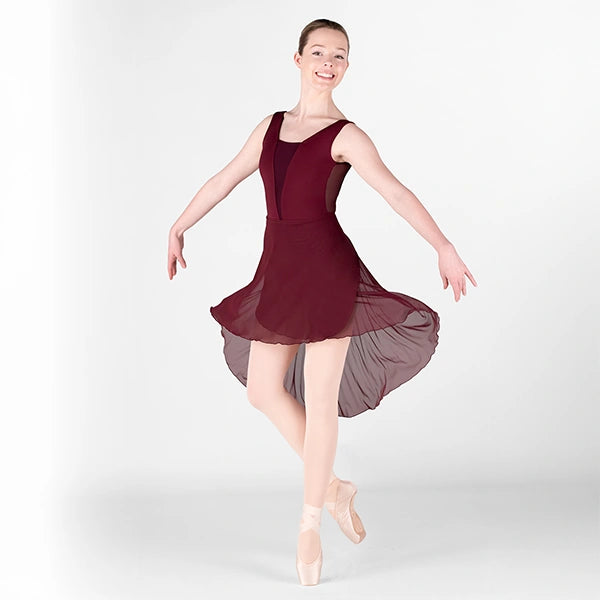 Eurotard Mesh-Inset Bodice Leotard