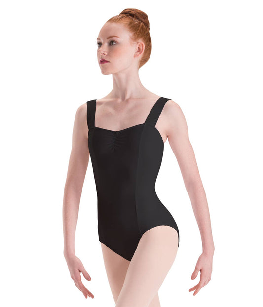 Motionwear - SilkSkyn Pinch Front Wide Strap Princess Leotard