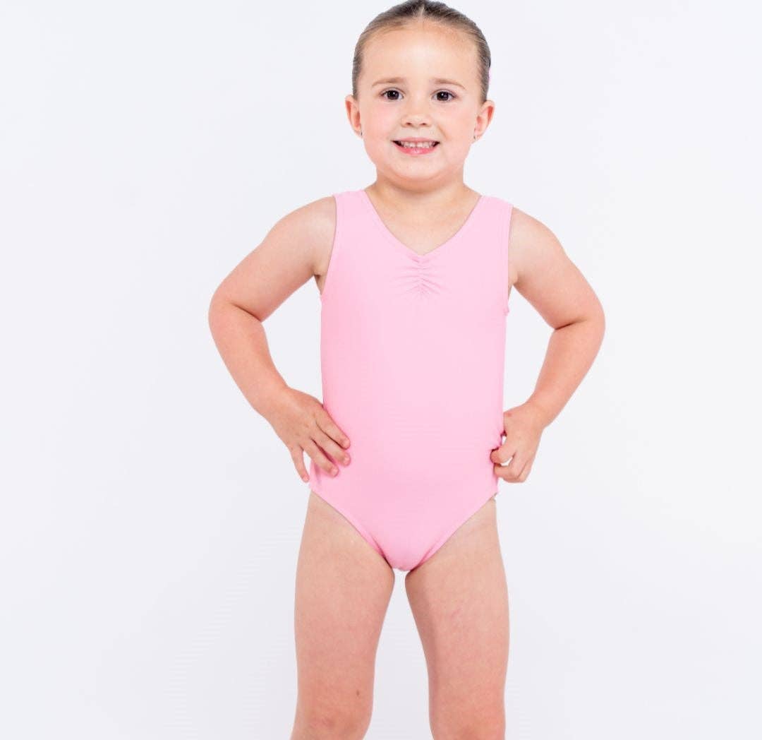 Total Dance - Essential Gathered Front Leotard - High Back