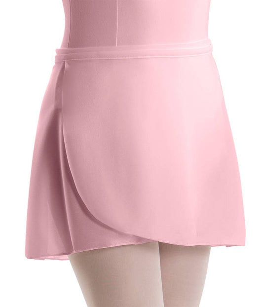 Motionwear - Crepe Wrap Tie Short Skirt
