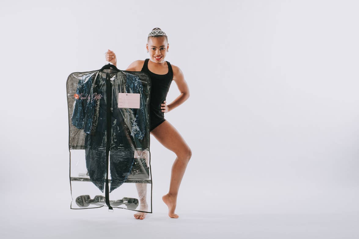 Kissed by Glitter - Garment Bag Breathable - No Hanger
