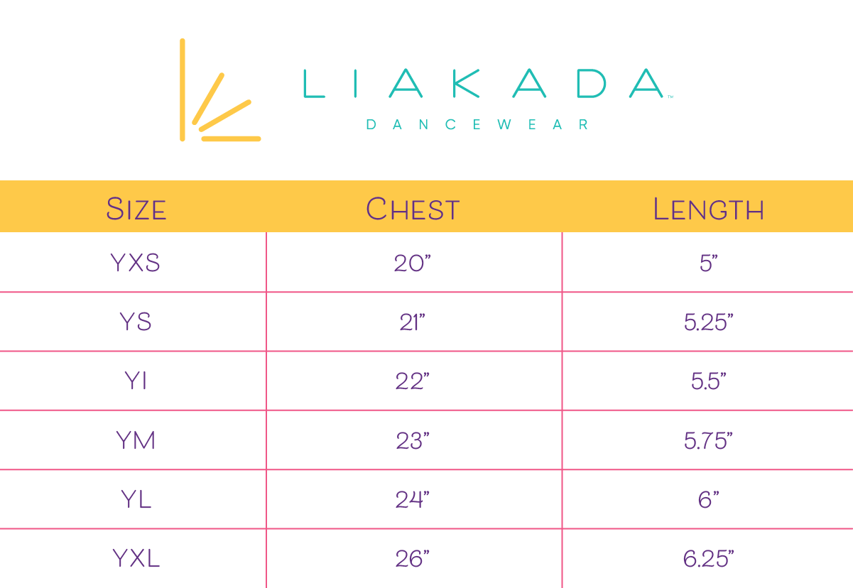 Liakada Dancewear - Girls' Lattice Bra Top