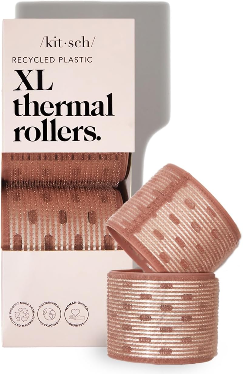 Kitsch XL Ceramic Thermal Hair Rollers for Short Hair