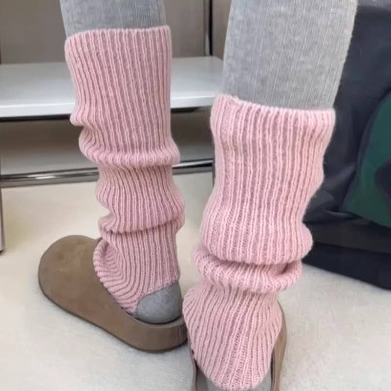 Soft Knit Slouch Leg Warmers